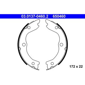 Bremsbackensatz Feststellbremse ATE 03.0137-0460.2