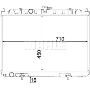 Kühler Motorkühlung MAHLE CR 1490 000S