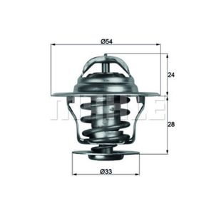 Thermostat Kühlmittel MAHLE TX 11 92D für Opel Kadett D Caravan Astra F