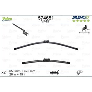 Wischblatt VALEO 574651 (10 Stk.) für Ford Volvo Mondeo IV Turnier V40