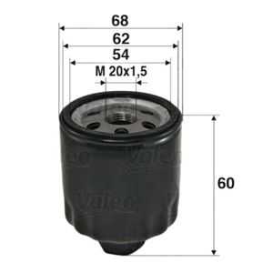 Ölfilter VALEO 586011 für Renault Dacia Twingo I Logan Kangoo Clio II Wind