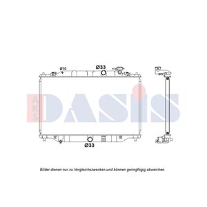 Kühler Motorkühlung AKS DASIS 110084N