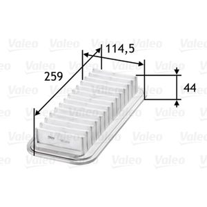 Luftfilter VALEO 585059 für Daihatsu Citroën Peugeot Sirion C1