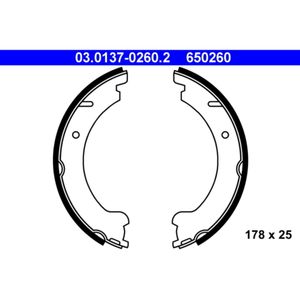 Bremsbackensatz Feststellbremse ATE 03.0137-0260.2 für Volvo 850 S70 V70 I