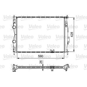 Kühler Motorkühlung VALEO 735116