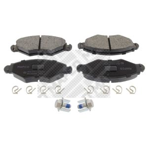 Bremsbelagsatz Scheibenbremse MAPCO 6516 für Peugeot Citroën 306 Break Xsara