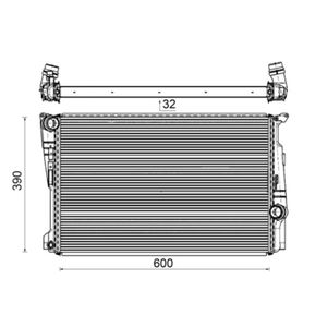 Kühler Motorkühlung MAHLE CR 877 000P für BMW X3