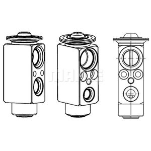 Expansionsventil Klimaanlage MAHLE AVE 79 000P für Opel Astra H Caravan