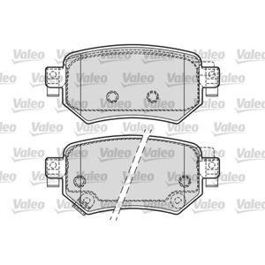 Bremsbelagsatz Scheibenbremse VALEO 601688