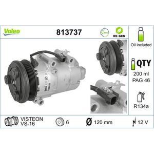 Kompressor Klimaanlage VALEO 813737 für Ford Volvo Focus II Turnier V50