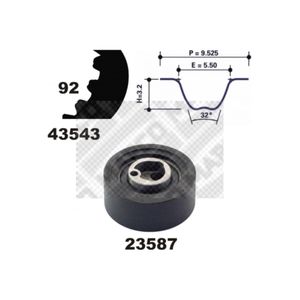 Zahnriemensatz MAPCO 23543 für Proton Persona 400 Hatchback Wira