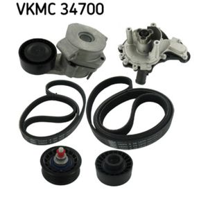 Wasserpumpe + Keilrippenriemensatz SKF VKMC 34700 für Citroën Ford Peugeot Fiat