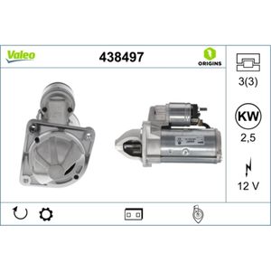 Starter VALEO 438497 für Fiat Citroën Peugeot Ducato Panorama Jumper I