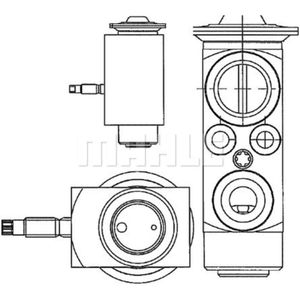 Expansionsventil Klimaanlage MAHLE AVE 66 000P für Land Rover Volvo Freelander 2