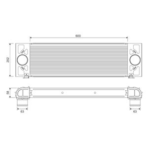 Ladeluftkühler VALEO 818376 für Ford Transit