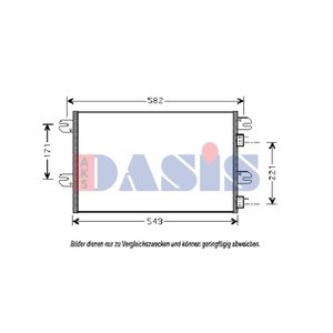 Kondensator Klimaanlage AKS DASIS 402003N