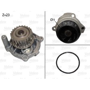 Wasserpumpe Motorkühlung VALEO 506790 für VW Audi Skoda Seat Proton Golf Plus V