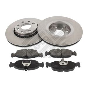 Bremsensatz Scheibenbremse MAPCO 47758 für Opel Vectra A Astra F CC Corsa B