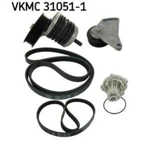 Wasserpumpe + Keilrippenriemensatz SKF VKMC 31051-1 für Audi VW A4 B5 Passat