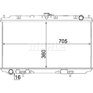 Kühler Motorkühlung MAHLE CR 1489 000S