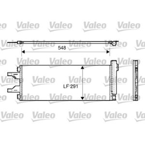 Kondensator Klimaanlage VALEO 814069 für Fiat Peugeot Citroën Ducato Boxer