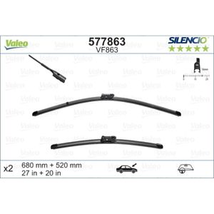 Wischblatt VALEO 577863 für Audi A8 D4