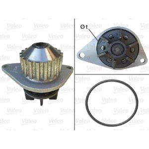 Wasserpumpe Motorkühlung VALEO 506704 für Peugeot Citroën Fiat 306 Saxo 106 II