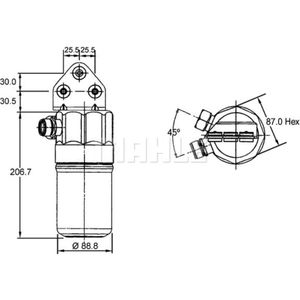 Trockner Klimaanlage MAHLE AD 41 000S für Audi VW A4 B5 Avant Passat