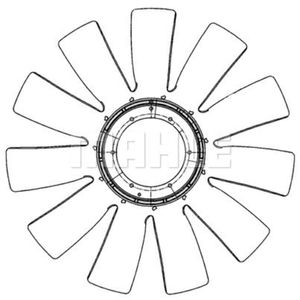 Lüfterrad Motorkühlung MAHLE CFW 75 000P