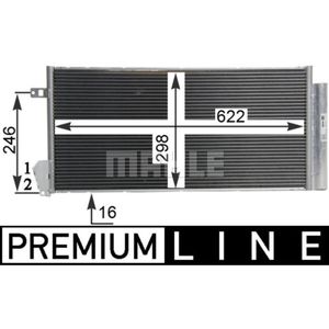 Kondensator Klimaanlage MAHLE AC 634 000P für Fiat Opel Doblo Cargo