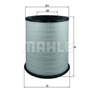 Luftfilter MAHLE LX 1587