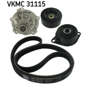 Wasserpumpe + Keilrippenriemensatz SKF VKMC 31115 für VW Skoda Seat Polo III