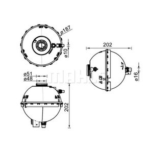 Ausgleichsbehälter Kühlmittel MAHLE CRT 211 000S für BMW 1er