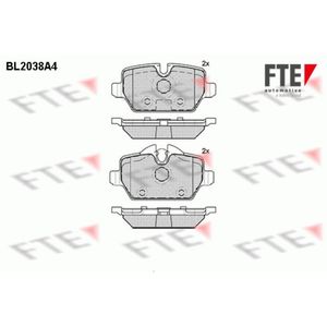 Bremsbelagsatz Scheibenbremse FTE 9010623 für BMW 3er