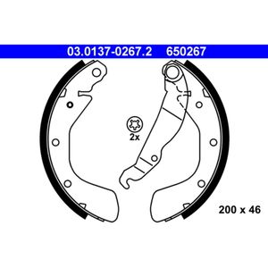 Bremsbackensatz ATE 03.0137-0267.2 für Opel Daewoo Chevrolet Vectra A CC Astra F