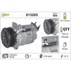 Kompressor Klimaanlage VALEO 813265 für Renault Latitude Master III Trafic