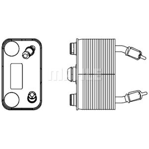 Ölkühler Automatikgetriebe MAHLE CLC 166 000P für BMW X5