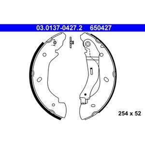 Bremsbackensatz ATE 03.0137-0427.2 für Ford Transit Tourneo