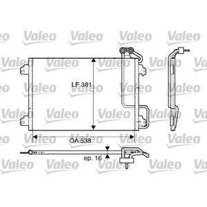 Kondensator Klimaanlage VALEO 817509 für Renault Megane Scenic Scénic I