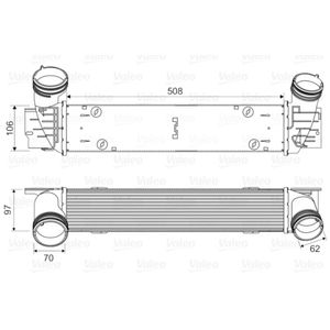 Ladeluftkühler VALEO 818594 für BMW 1er X1