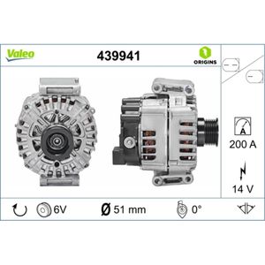 Generator VALEO 439941 für Mercedes-Benz E