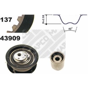 Zahnriemensatz MAPCO 73808 für Seat VW Ford Ibiza II Sharan Galaxy I Caddy