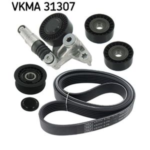 Keilrippenriemensatz SKF VKMA 31307 für Audi VW A6 C6 Avant Allroad