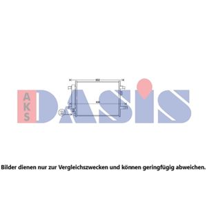 Kondensator Klimaanlage AKS DASIS 112047N