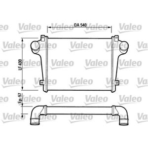 Ladeluftkühler VALEO 816736