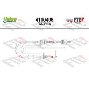 Seilzug Kupplungsbetätigung FTE 4100408