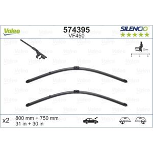 Wischblatt VALEO 574395 (5 Stk.) für Citroën C4 Picasso I