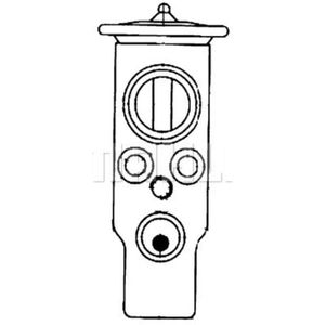 Expansionsventil Klimaanlage MAHLE AVE 25 000S für BMW 5er X6