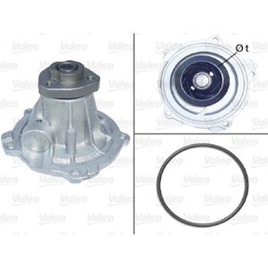 Wasserpumpe Motorkühlung VALEO 506513 für VW Audi Skoda Seat Golf III A4 B5 Inca