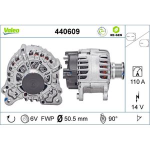 Generator VALEO 440609 für Seat VW Skoda Leon ST Golf VII Variant Rapid